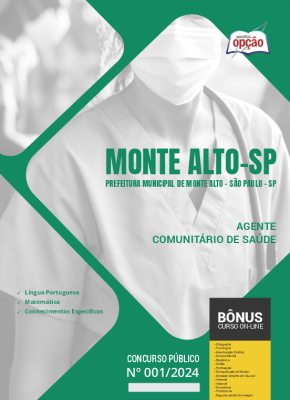 Apostila Prefeitura de Monte Alto - SP PDF - Agente Comunitário de Saúde 