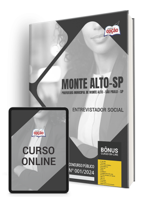 Apostila Prefeitura de Monte Alto - SP 2024 - Entrevistador Social