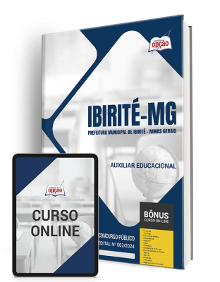 Apostila Prefeitura de Ibirité - MG 2024 - Auxiliar Educacional