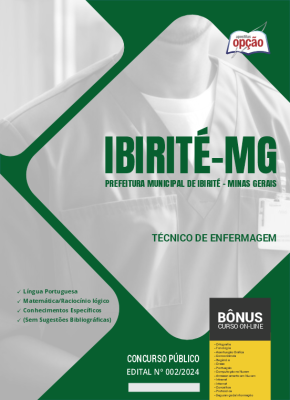 Apostila Prefeitura de Ibirité - MG em PDF - Técnico de Enfermagem 