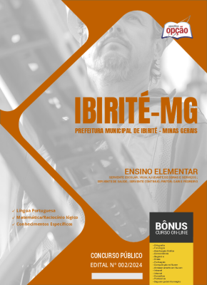 Apostila Prefeitura de Ibirité - MG em PDF - Ensino Elementar 