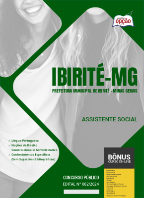 Apostila Prefeitura de Ibirité - MG 2024 - Assistente Social