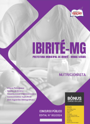 Apostila Prefeitura de Ibirité - MG PDF - Nutricionista 2024