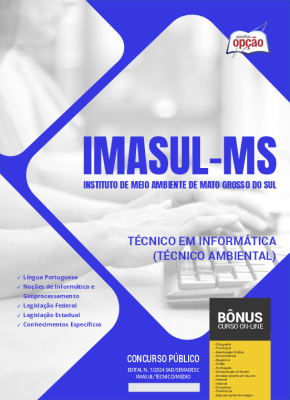 Apostila IMASUL-MS em PDF - Técnico em Informática (Técnico Ambiental) 