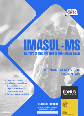 Apostila IMASUL-MS em PDF - Técnico em Serviços Ambientais 