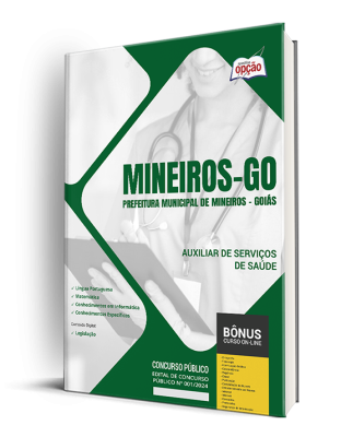 Apostila Prefeitura de Mineiros - GO 2024 - Auxiliar de Serviços de Saúde