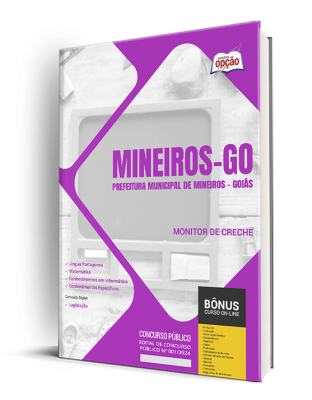 Apostila Prefeitura de Mineiros - GO 2024 - Monitor de Creche