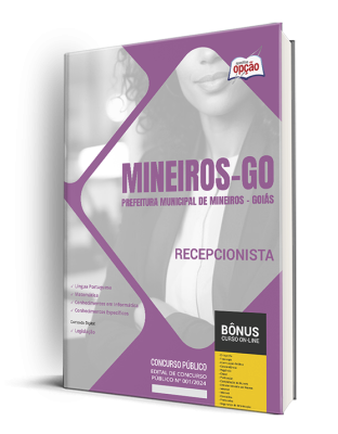 Apostila Prefeitura de Mineiros - GO  - Recepcionista