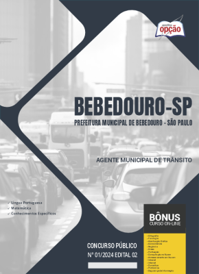 Apostila Prefeitura de Bebedouro - SP em PDF - Agente Municipal de Trânsito 