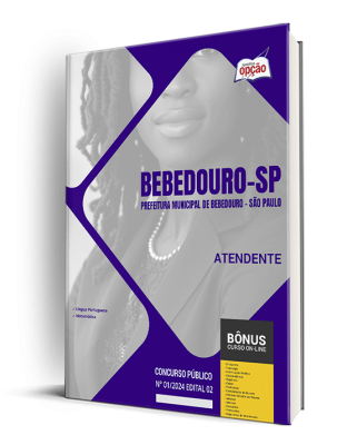 Apostila Prefeitura de Bebedouro - SP 2024 - Atendente