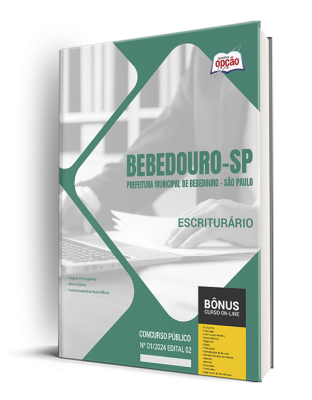 Apostila Prefeitura de Bebedouro - SP 2024 - Escriturário