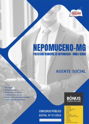 Apostila Prefeitura de Nepomuceno - MG  - Agente Social