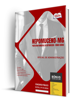 Apostila Prefeitura de Nepomuceno - MG  - Oficial de Administração
