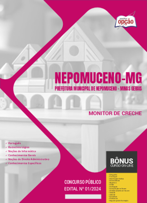 Apostila Prefeitura de Nepomuceno - MG em PDF - Monitor de Creche 2024