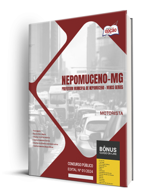 Apostila Prefeitura de Nepomuceno - MG  - Motorista