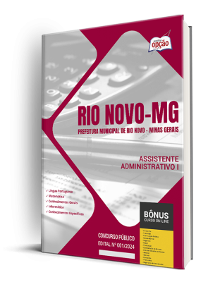 Apostila Prefeitura de Rio Novo - MG 2024 - Assistente Administrativo I