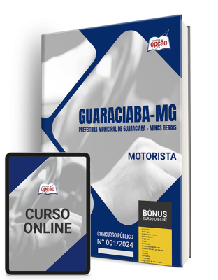 Apostila Prefeitura de Guaraciaba - MG 2024 - Motorista