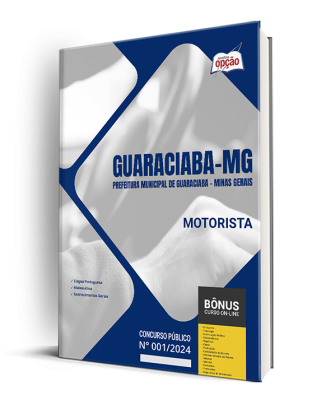 Apostila Prefeitura de Guaraciaba - MG 2024 - Motorista
