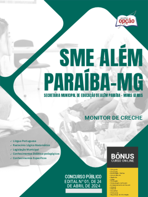 Apostila SME Além Paraíba - MG em PDF - Monitor de Creche 
