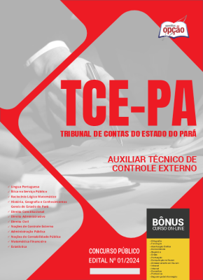 Apostila TCE-PA 2024 - Auxiliar Técnico de Controle Externo
