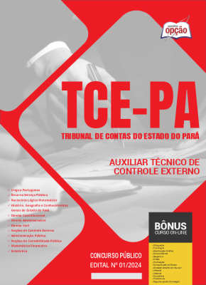 Apostila TCE-PA em PDF - Auxiliar Técnico de Controle Externo 