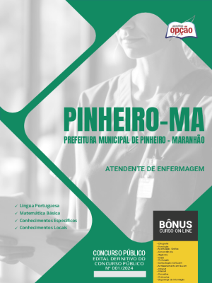 Apostila Prefeitura de Pinheiro - MA em PDF - Atendente de Enfermagem 
