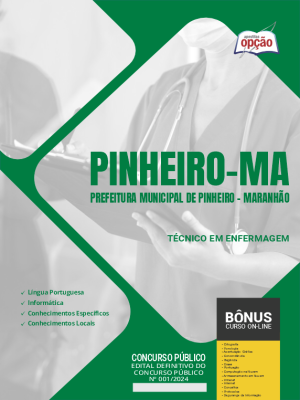 Apostila Prefeitura de Pinheiro - MA 2024 - Técnico em Enfermagem
