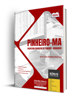 Apostila Prefeitura de Pinheiro - MA 2024 - Auxiliar Administrativo