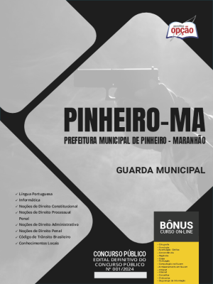 Apostila Prefeitura de Pinheiro - MA em PDF - Guarda Municipal 