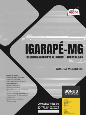 Apostila Prefeitura de Igarapé - MG 2024 - Guarda Municipal