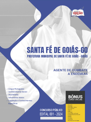 Apostila Prefeitura de Santa Fé de Goiás - GO em PDF - Agente de Combate a Endemias 