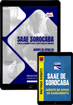 Combo Digital SAAE Sorocaba - SP - Agente de Apoio de Saneamento