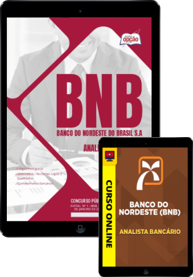 Combo Digital BNB - Banco do Nordeste 2024 - Analista Bancário