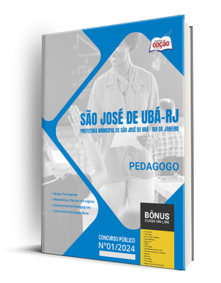 Apostila Prefeitura de São José de Ubá - RJ 2024 - Pedagogo