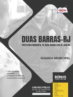 Apostila Prefeitura de Duas Barras - RJ em PDF - Guarda Municipal 