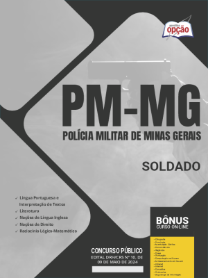 Apostila PM-MG em PDF - Soldado 2024