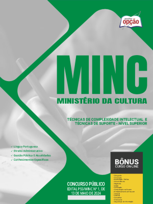 Apostila MINC (Ministério da Cultura)  - Técnicas de Complexidade Intelectual e Técnicas de Suporte - Nível Superior