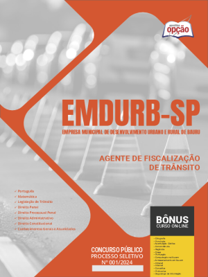 Apostila EMDURB-SP  - Agente de Fiscalização de Trânsito