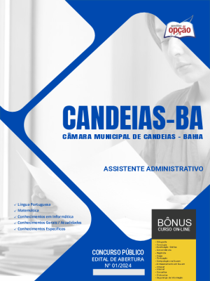 Apostila Câmara de Candeias - BA em PDF - Assistente Administrativo 