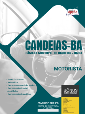 Apostila Câmara de Candeias - BA  - Motorista