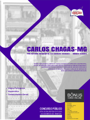 Apostila Prefeitura de Carlos Chagas - MG  - Ensino Fundamental Completo