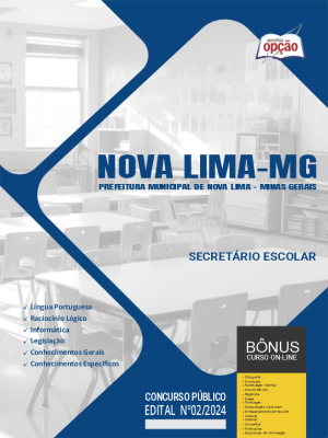 Apostila Prefeitura de Nova Lima - MG em PDF - Secretário Escolar 