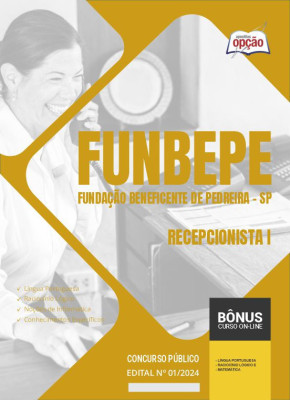 Apostila FUNBEPE - SP em PDF - Recepcionista I 