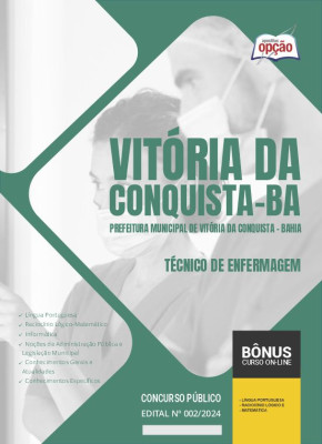 Apostila Prefeitura de Vitória da Conquista - BA em PDF - Técnico de Enfermagem 