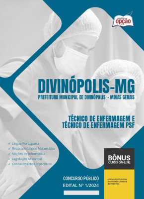 Apostila Prefeitura de Divinópolis - MG PDF - Técnico de Enfermagem e Técnico de Enfermagem PSF 