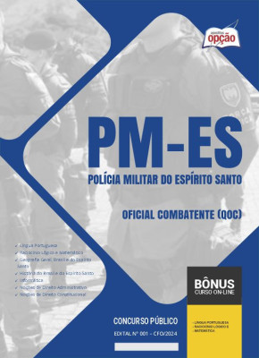 Apostila PM-ES em PDF - Oficial Combatente (QOC) 