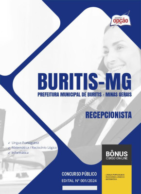 Apostila Prefeitura de Buritis - MG em PDF - Recepcionista 