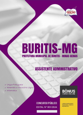 Apostila Prefeitura de Buritis - MG em PDF - Assistente Administrativo 
