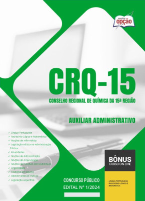 Apostila CRQ-15  - Auxiliar Administrativo