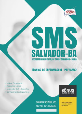 Apostila SMS Salvador em PDF - Técnico de Enfermagem - PSF (SMS) 2024